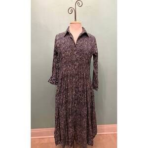 NEW DRESS ADDICT women's jot dress in navy print